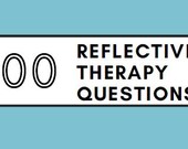 100 journalling prompts for anxiety and overthinking. Therapy questions for self reflection. PDF download.