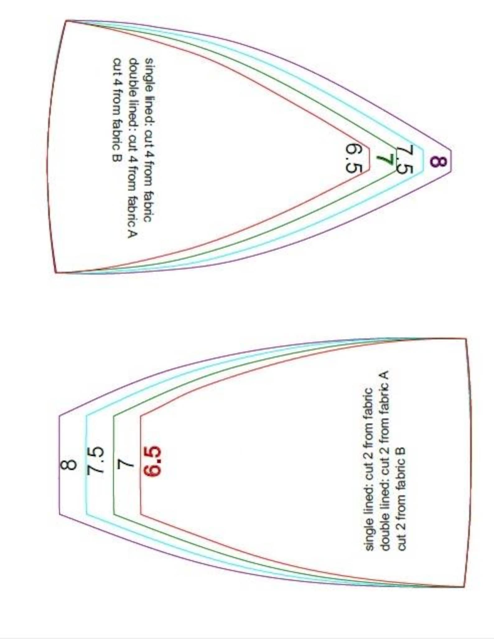 Welding Cap Pattern Size 7 1/4: 6-panel, 4 Depths (PDF Pattern) - Etsy