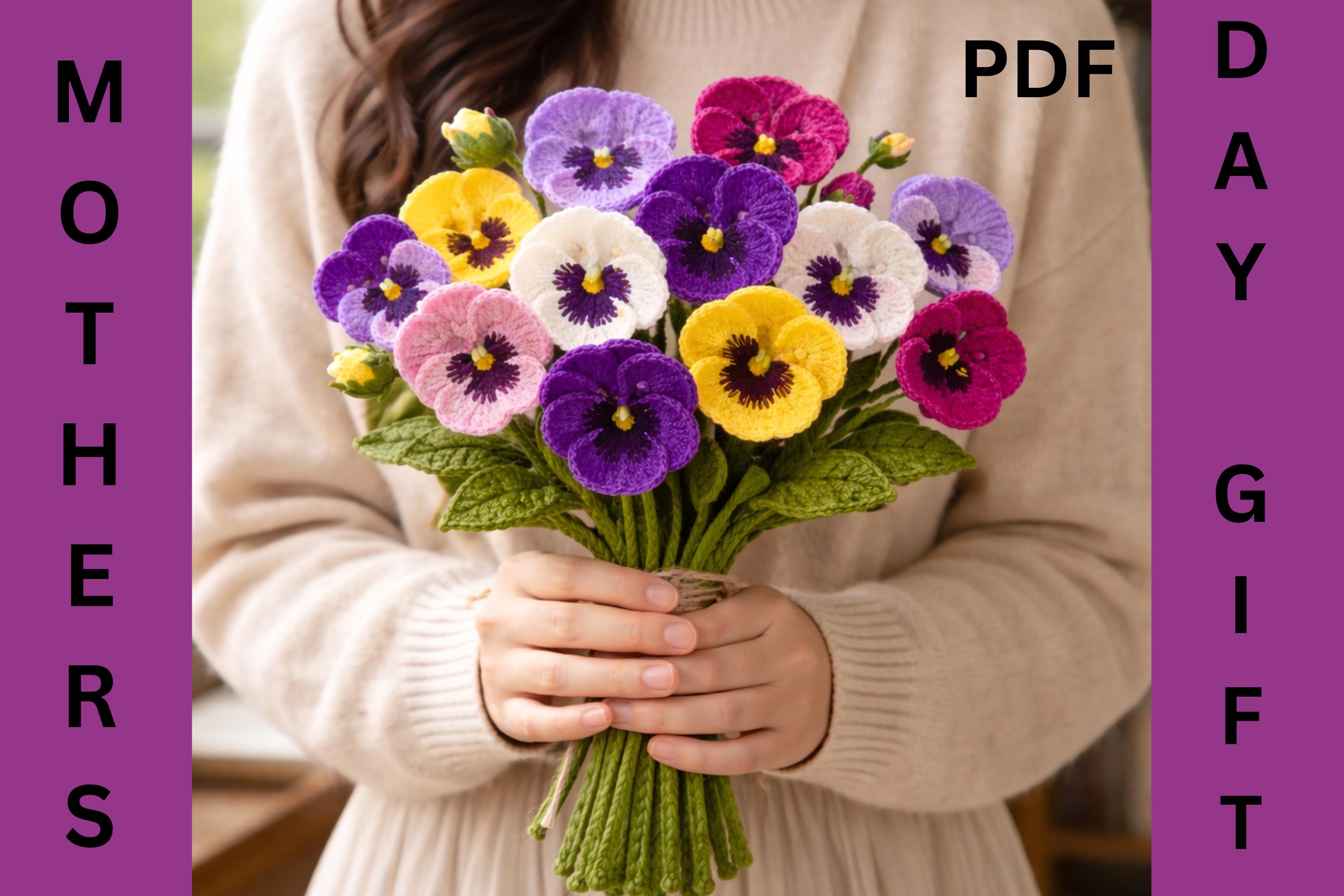 38 Pansy Crochet Patterns for Flowers, Decor, and Wearable Details 30 Pansy Flower Crochet
