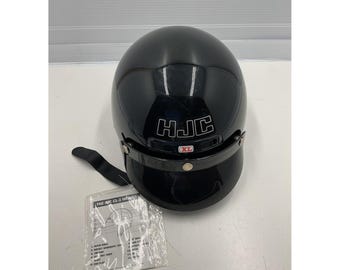 HJC CL-2 Open Face Motorcycle Helmet Black Size XL Vintage New Storage Marks