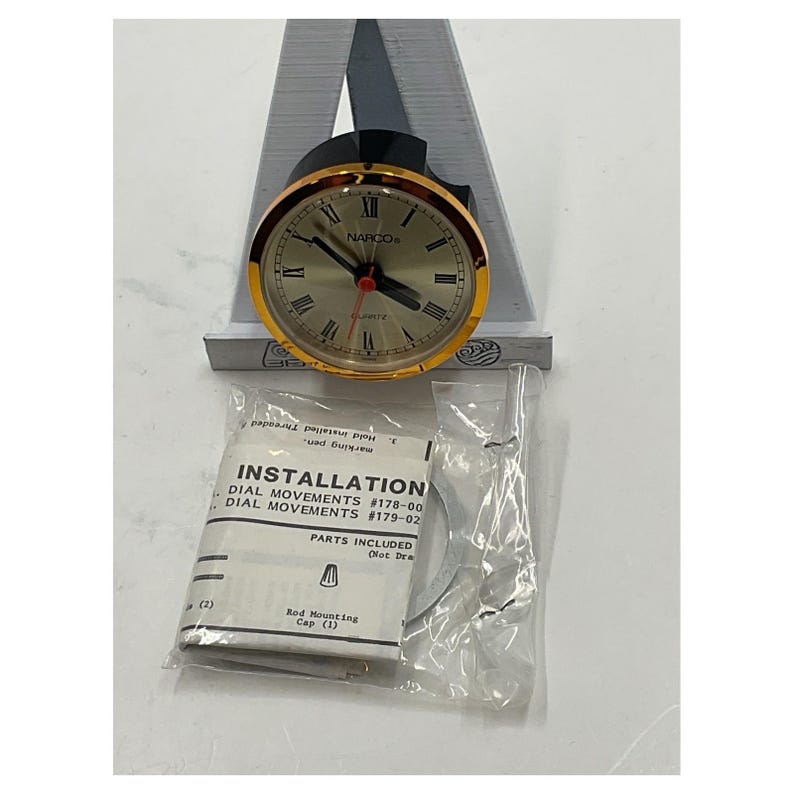 Narco Quartz Clock Movement with Installation Kit image 1