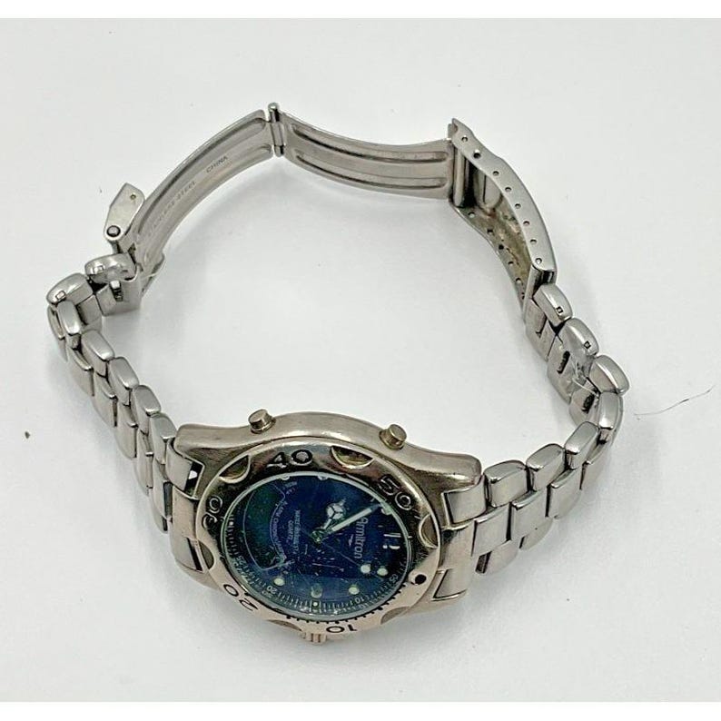 Reloj analógico-digital Armitron para hombre, acero inoxidable, plateado imagen 4