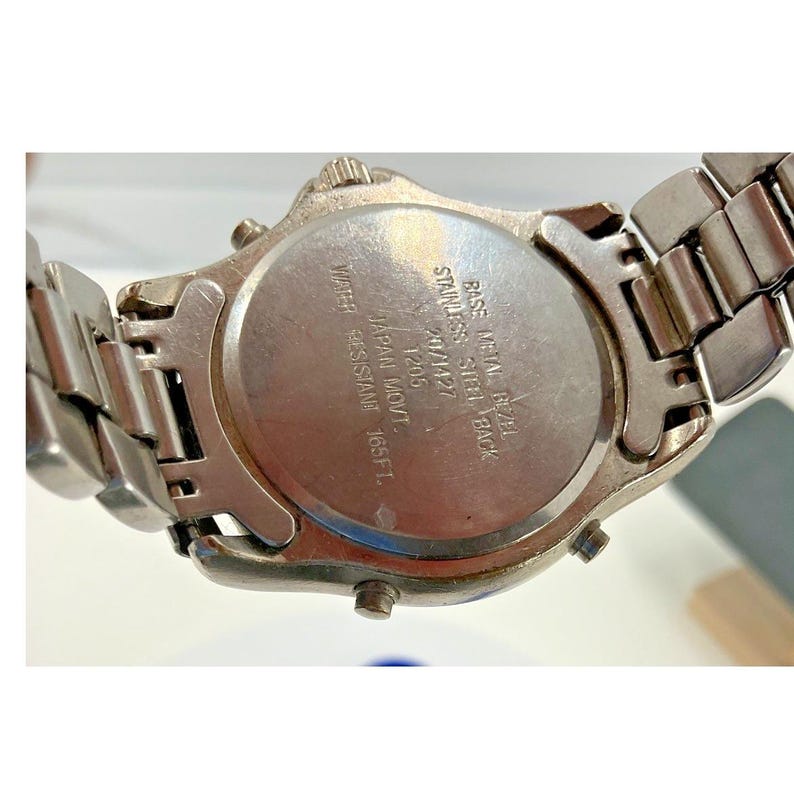 Reloj analógico-digital Armitron para hombre, acero inoxidable, plateado imagen 2