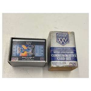 super bowl xxv limited edition commemorative card set value Super Bowl Xxv Card