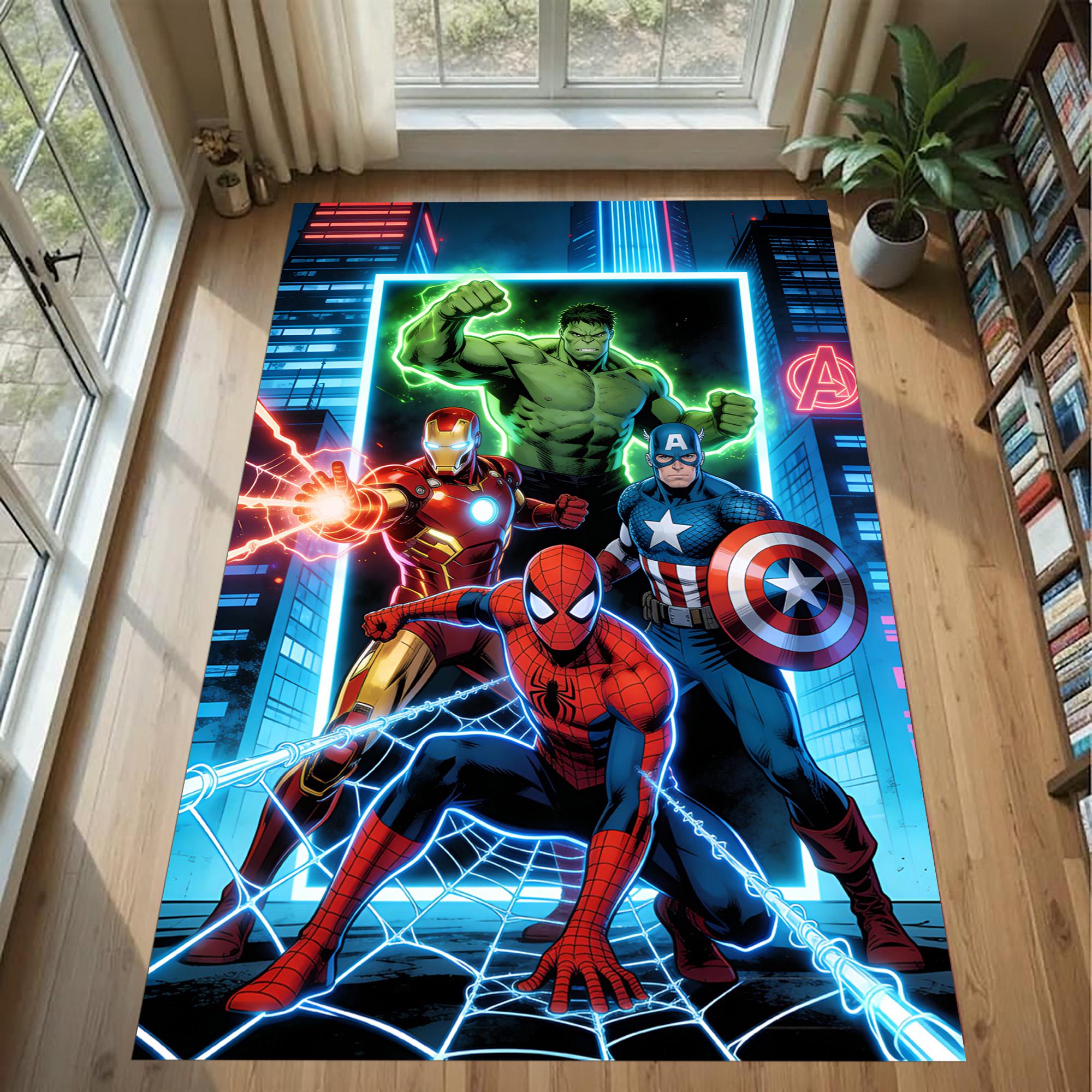 marvel アイアンマン　キャプテンアメリカ　スパイダーマン　壁掛けライト Avengers neon light - Etsy 日本