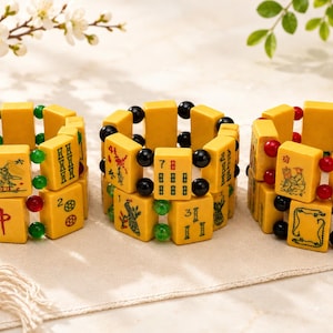 Mah Jong Beads for Jewelry - Etsy