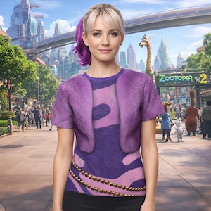 Zootopia 2 Shirt, Gazelle Costume, Pop Singer, Cartoon Character Outfit, Animal Kingdom Shirt, Gifts for Cosplayers, runDisney Costumes