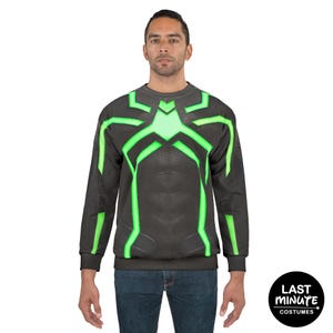 Spider-Man Stealth Big Time Suit Long Sleeve Shirt, Marvel's Spider-Man Costume Cosplay