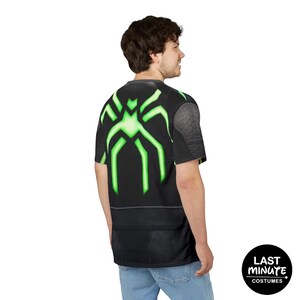 Spider-Man Stealth Big Time Suit Costume Shirt, Marvel's Spider-Man Cosplay