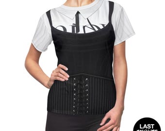 Camiseta de disfraz de Emily Charlton, cosplay de asistente de moda de El diablo viste de Prada