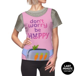 Judy Hopps Shirt, Zootopia 2 Costume, Don't Worry Be Hoppy, Animal Kingdom Shirts, runDisney Costume, Cartoon Character, Gift for Cosplayers