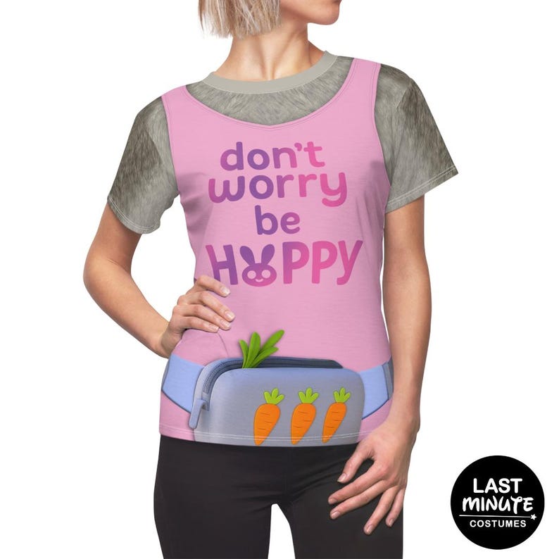 Judy Hopps Shirt, Zootopia 2 Costume, Don't Worry Be Hoppy, Animal Kingdom Shirts, runDisney Costume, Cartoon Character, Gift for Cosplayers
