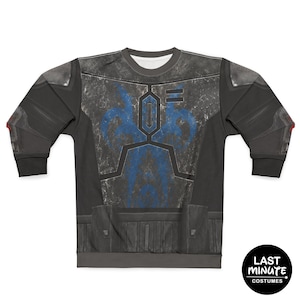 Pre Vizsla Armor Long Sleeve Shirt, Star Wars The Clone Wars Costume, Mandalorian Warrior Cosplay, Mandalore Outfit, Halloween Apparel