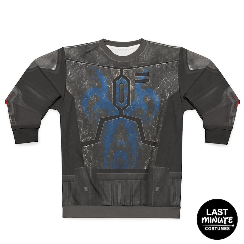 Pre Vizsla Armor Long Sleeve Shirt, Star Wars The Clone Wars Costume, Mandalorian Warrior Cosplay, Mandalore Outfit, Halloween Apparel