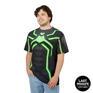 Spider-Man Stealth Big Time Suit Costume Shirt, Marvel's Spider-Man Cosplay