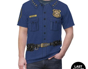 Chief Bogo Police Chief Shirt, Zootopia Costume, Uniform Costume, runDisney Shirts, Disney Cosplay, Animal Kingdom Outfit, Disney World Trip