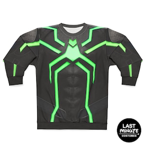Spider-Man Stealth Big Time Suit Long Sleeve Shirt, Marvel's Spider-Man Costume Cosplay