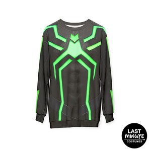 Spider-Man Stealth Big Time Suit Long Sleeve Shirt, Marvel's Spider-Man Costume Cosplay