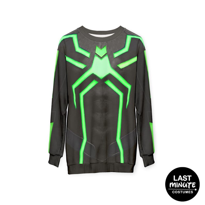 Spider-Man Stealth Big Time Suit Long Sleeve Shirt, Marvel's Spider-Man Costume Cosplay