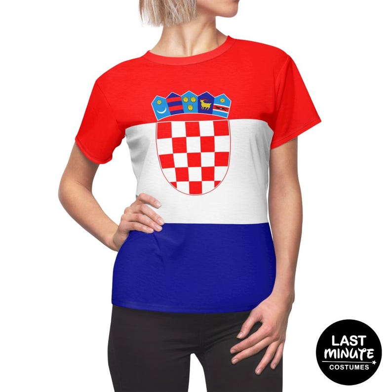 Croatia Soccer 2026 Fan Women's T-Shirt, Croatia National Flag Cosplay, World Cup Retro Outfit, Sport Fans Gift
