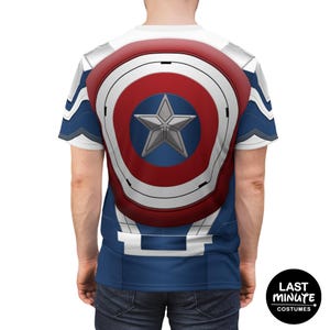 Captain America Falcon Shirt, The Falcon and the Winter Soldier, Sam Wilson, Captain America Cosplay, Marvel TV Series, Disney Costume Shirt