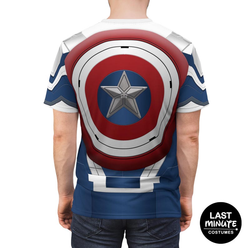 Captain America Falcon Shirt, The Falcon and the Winter Soldier, Sam Wilson, Captain America Cosplay, Marvel TV Series, Disney Costume Shirt