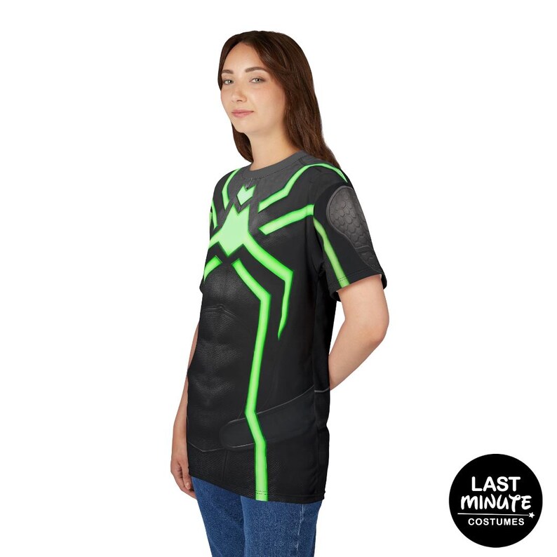 Spider-Man Stealth Big Time Suit Costume Shirt, Marvel's Spider-Man Cosplay