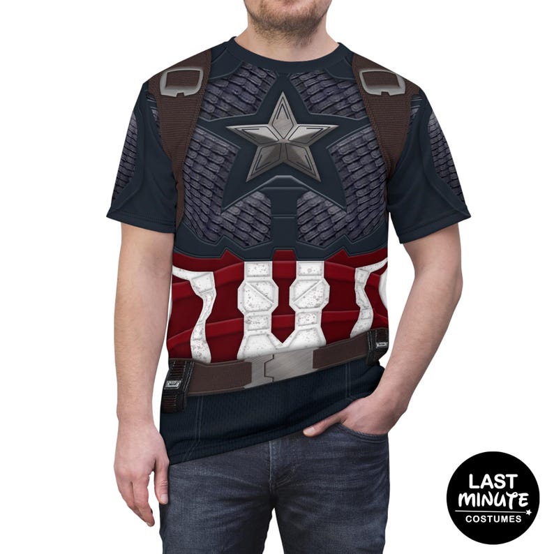 Captain America Shirt, Avengers Costume, Avengers Endgame Shirt, Captain America Costume, Captain America Cosplay, Comic Con, Marvel Shirts