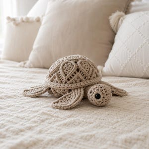 Sea Turtle Macrame Pattern PDF, DIY Turtle Tutorial, Ocean Animal Macrame, Coastal Home Decor, Digital Download