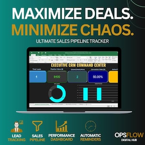 Ausführungsplaner crm cm | Excel Vorlage für den Sales Röhren-Tracker
