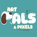 ArtPalsAndPixels store logo