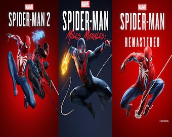 Spider-Man 2 + Spider-Man Remastered + Spider-Man Miles Morales - PC - Steam
