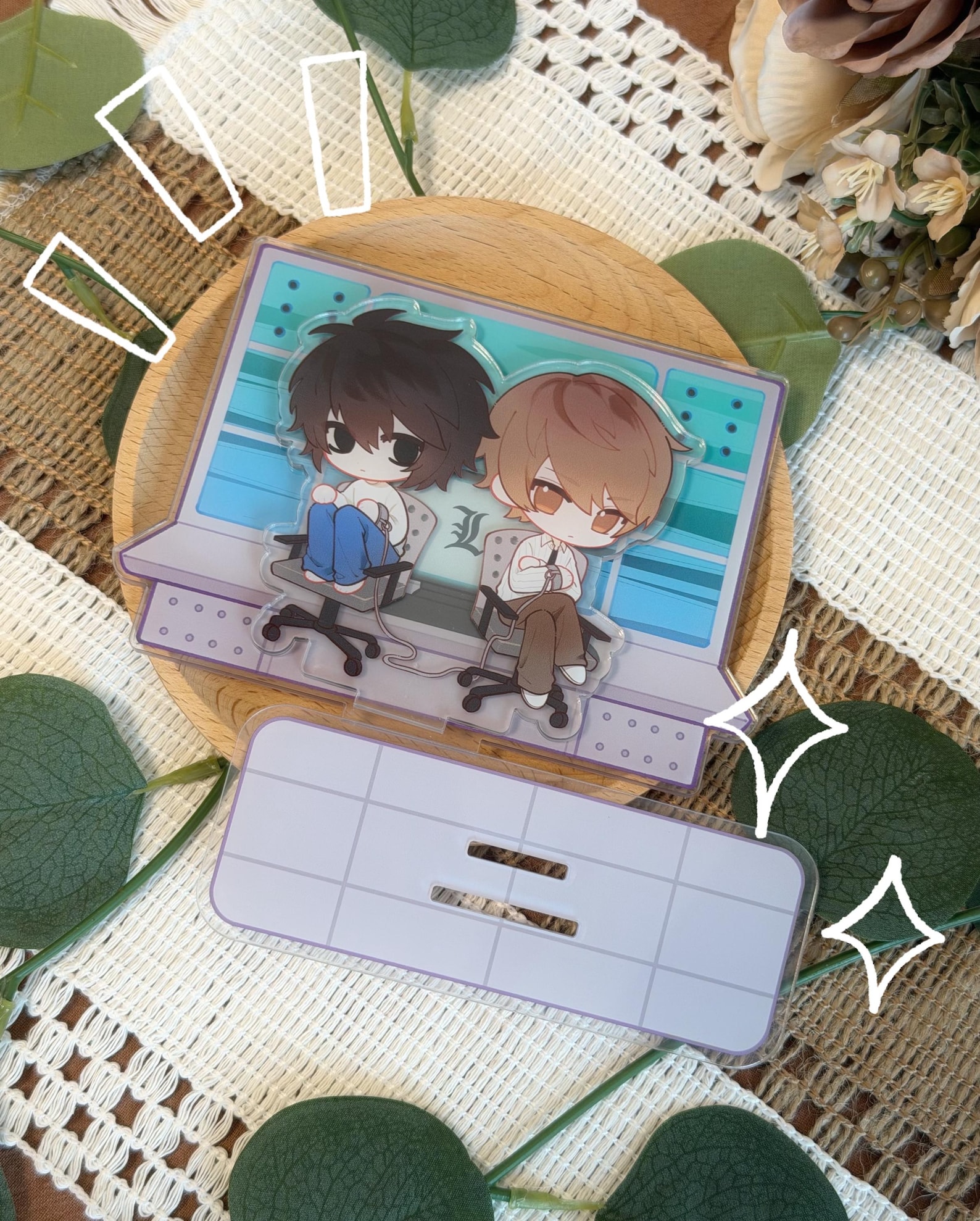 Death book DN Standees Lawlight L&Light