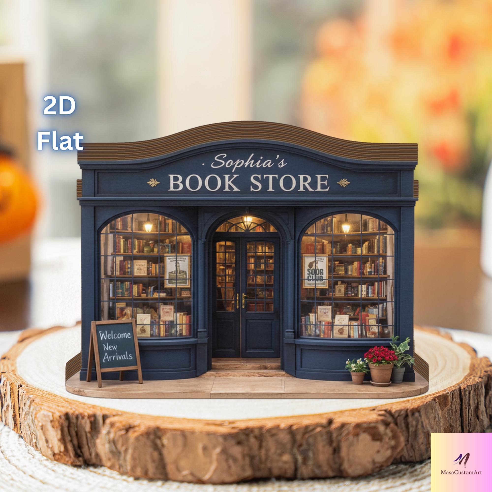 Personalized Wooden Book Store Sign, Rustic Library Decor, Cozy Reading ...
