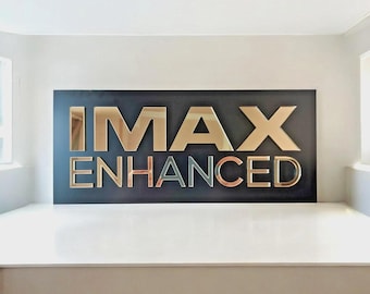 IMAX Enhanced SVG Laser Cut File | Home Theater, Movie Room Decor (Digital Download)
