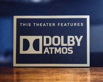 Dolby Atmos SVG Cut File | Home Theater, Movie Room Decor (Digital Download)