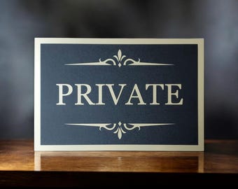 PRIVATE SVG Cut File | Lounge Sign, Bar Decor, Speakeasy Wall Sign, Vinyl Cut Design (Digital Download)