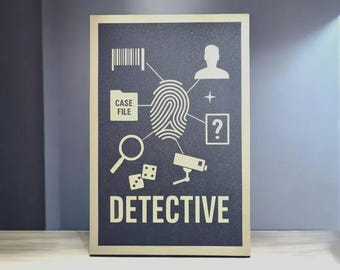 Detective SVG Cut File | Home Theater, Movie Room Decor (Digital Download)