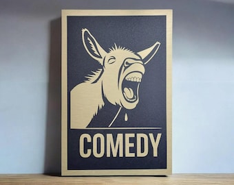 Comedy SVG Cut File | Home Theater, Movie Room Decor (Digital Download)