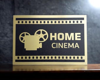 Home Cinema SVG Cut File | Home Theater, Movie Room Decor (Digital Download)