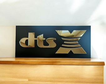 DTS X SVG Laser Cut File | Home Theater, Movie Room Decor DXF (Digital Download)