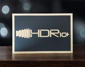 HDR10+ SVG Cut File | Home Theater, Movie Room Decor (Digital Download)
