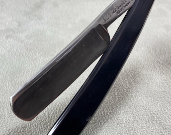 Collectible Antique c1900 French Straight Razor J. Coudert Paris L’Insurmontable 121 Barber Razor 32 Bd St.Michel
