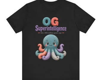 OG Superintelligence Octopus Tee | Retro Science Humor Shirt