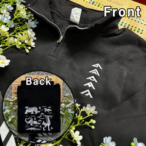 Sudadera con capucha bordada inspirada en HZD, sudadera con capucha bordada con máquina postapocalíptica, sudadera con juego de rol de máquina tribal, ropa de jugador de ciencia ficción.