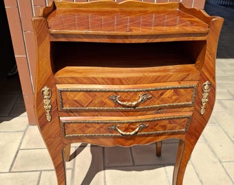 Louis XV style side commode. Rosewood circa 1930 France