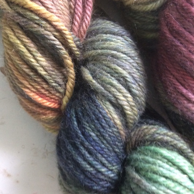 You Can/'t Find Me Indie dyed Bulky Weight Yarn Camo Camouflage Wool Alpaca