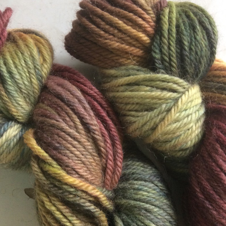 You Can/'t Find Me Indie dyed Bulky Weight Yarn Camo Camouflage Wool Alpaca