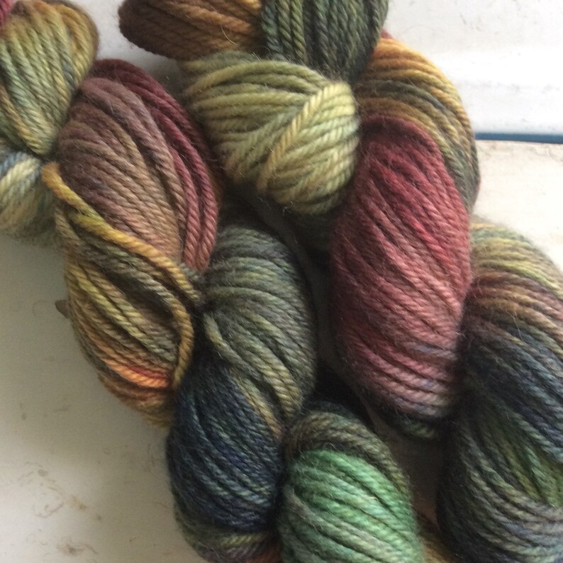 You Can/'t Find Me Indie dyed Bulky Weight Yarn Camo Camouflage Wool Alpaca