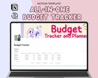 Ultimate Notion Budget Tracker & Finance Dashboard Gedetailleerde Expense Tracker per categorie Maandelijks en jaarlijks Financieel Planner Notion Template